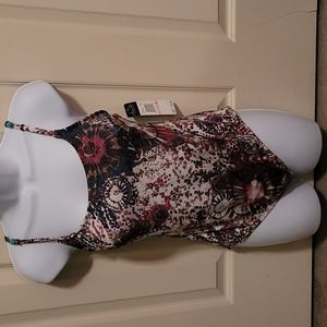 Anne Cole Signature bathing suit, size 10, multicolor.
